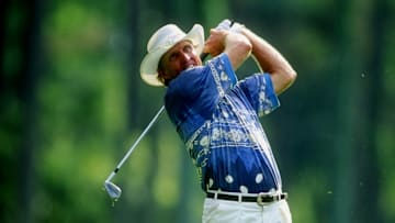 Greg Norman during the final round of the 1994 Players Championship at TPC Sawgrass