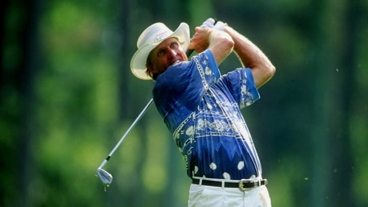 Greg Norman during the final round of the 1994 Players Championship at TPC Sawgrass