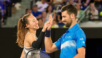 Novak Djokovic offered advice for Qinwen Zheng as she recovers from an elbow injury.
