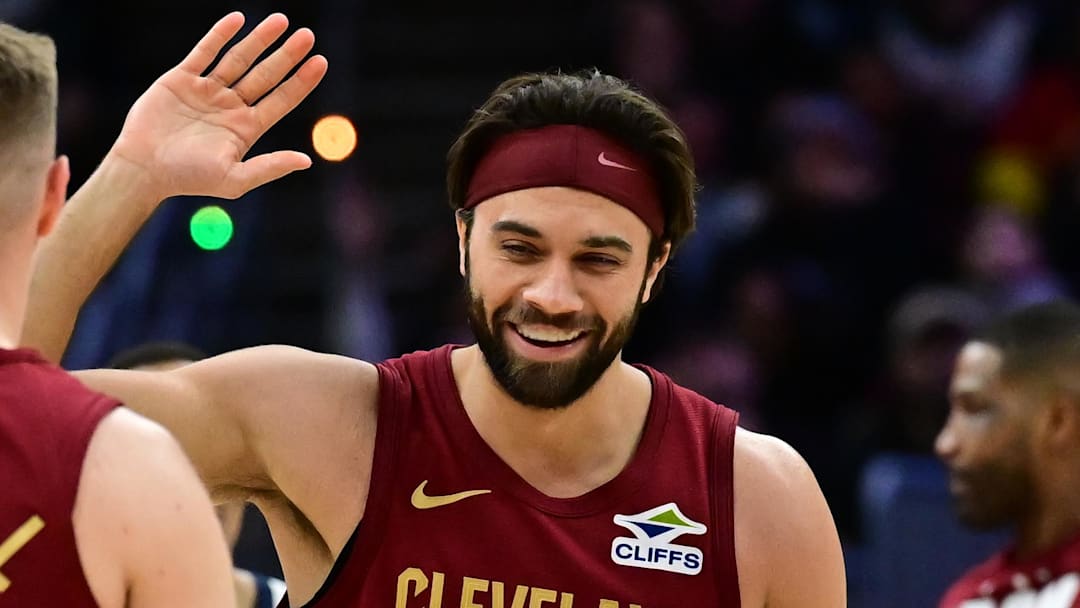 Cleveland Cavaliers guard Max Strus Cleveland Cavaliers guard Max Strus