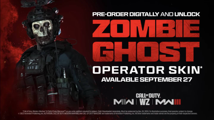 Here's how to unlock the Zombie Ghost Operator in Warzone.
