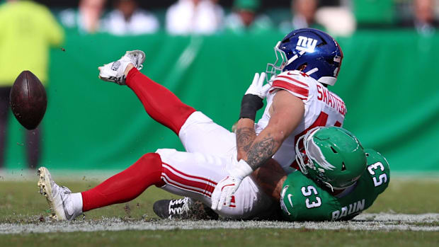 New York Giants running back Cam Skattebo