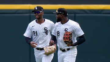 Luis Robert Jr, Michael Taylor - Milwaukee Brewers v Chicago White Sox