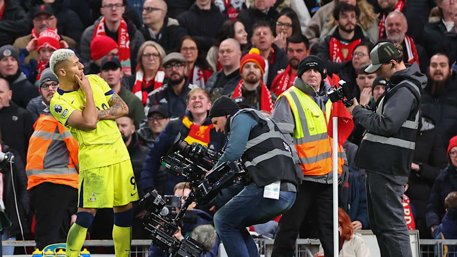 Richarlison celebrating.