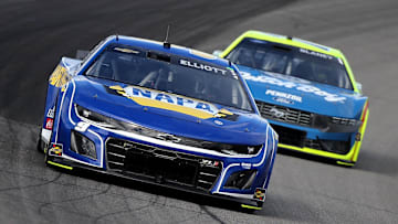 Chase Elliott, Hendrick Motorsports, Ryan Blaney, Team Penske, Michigan International Speedway, NASCAR
