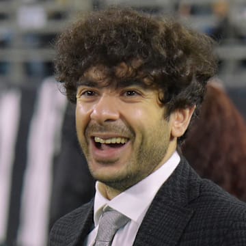 Tony Khan, the son of Jacksonville Jaguars owner Shad Khan on the sidelines before the start of Monday night's game. The Jacksonville Jaguars hosted the Cincinnati Bengals at EverBank Stadium in Jacksonville, Florida for Monday Night Football, December 4, 2023. The Jaguars were tied 14 to 14 at the end of the first half. [Bob Self/Florida Times-Union]