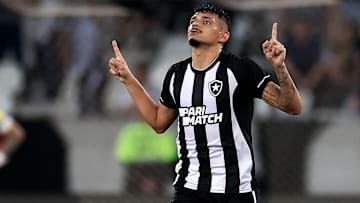 Tiquinho Soares marcou os dois gols da vitória sobre o Fortaleza e se isolou na artilharia do Brasileirão