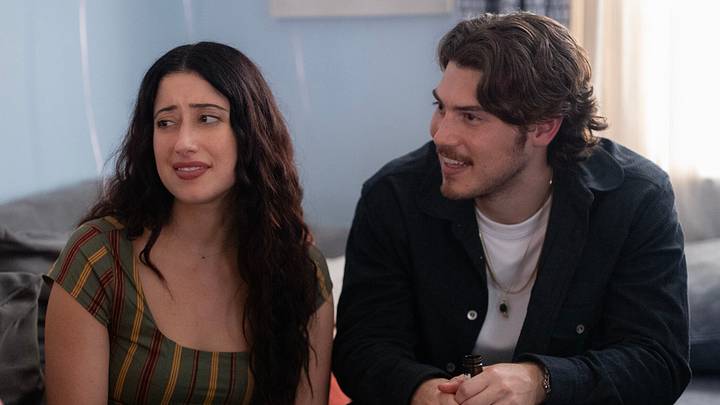 BIG MISTAKES. (L to R) Taylor Ortega as Morgan and Jack Innanen as Max in Episode 106 of BIG MISTAKES
