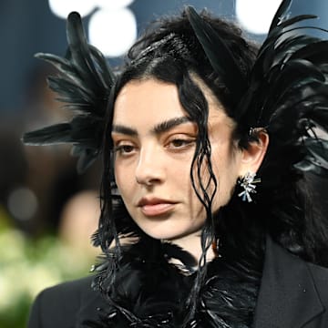 Charli XCX at The 2025 Met Gala Celebrating "Superfine: Tailoring Black Style" in May 2025 in New York, New York.