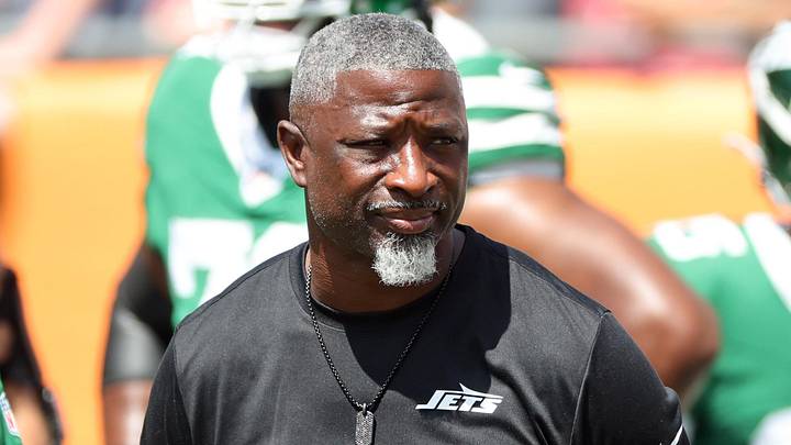 NY Jets head coach Aaron Glenn