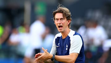 Tottenham Hotspur Training Session And Press Conference - UEFA Super Cup 2025