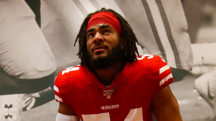 San Francisco 49ers linebacker Fred Warner (54)