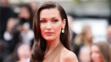 Bella Hadid attends the "The Apprentice" Red Carpet in Cannes, France in May 2024.