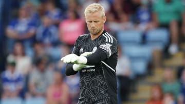 Kasper Schmeichel avec Leicester City.