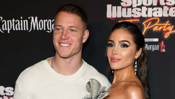 Olivia Culpo and Christian McCaffrey