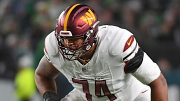 Washington Commanders offensive lineman Brandon Coleman 