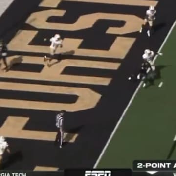 Georgia Tech's Clayton Powell-Lee sealed a win for the Yellow Jackets with an interception on Wake Forest's attempt at a game-winning two-point conversion.