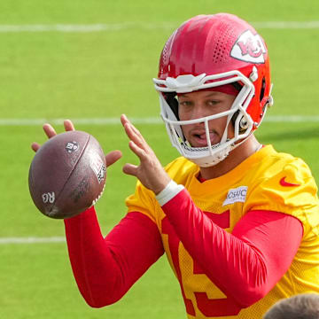 Patrick Mahomes has pushed his teammates in training camp in an effort to have the Chiefs ready to pursue a fourth straight AFC title.