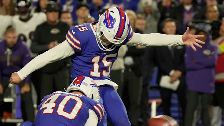 Bills K Matt Prater is a free agent in many fantasy football leagues. 