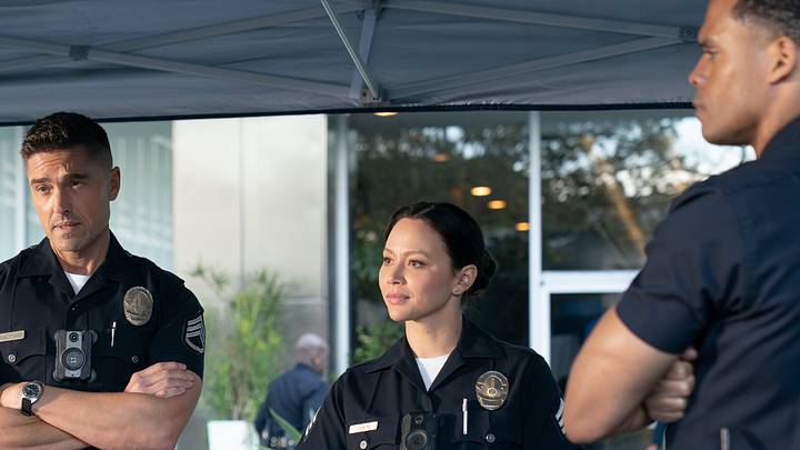 THE ROOKIE - “The Thinker” - ABC. ERIC WINTER, MELISSA O’NEIL
