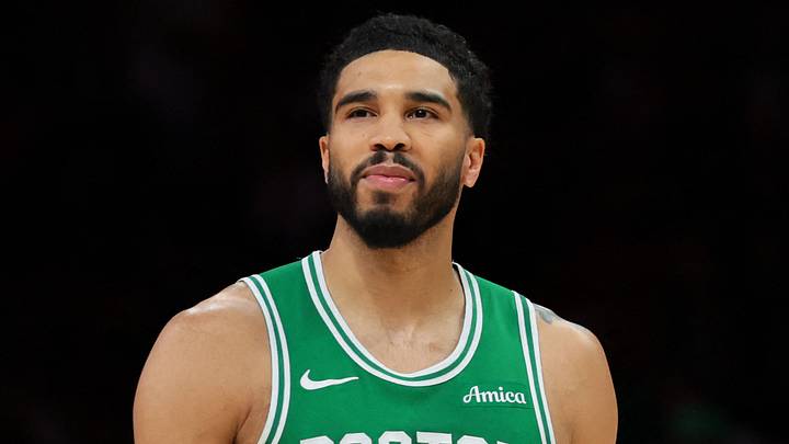 Boston Celtics forward Jayson Tatum (0).