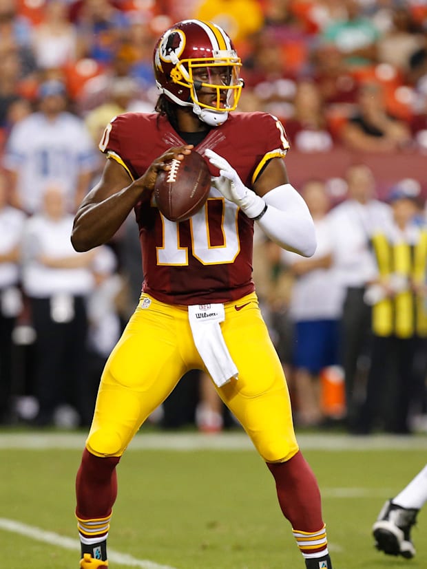 Washington Redskins quarterback Robert Griffin III