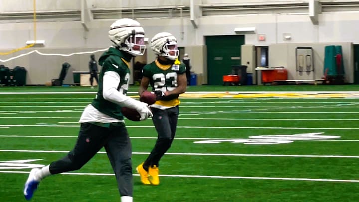 Packers CB Jaire Alexander at practice on Dec. 12