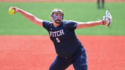 Sydnie Watts of Austintown-Fitch delivers a pitch during the 2023 OHSAA state tournament