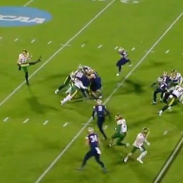 North Dakota State punts. Victoriously.