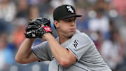 White Sox pitcher Grant Taylor (31) throws against the Toronto Blue Jays at Rogers Centre. 