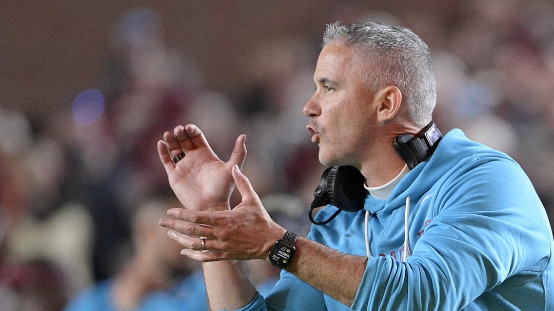 Nov 1, 2025; Tallahassee, Florida, USA; Florida State Seminoles head coach Mike Norvell during the fourth quarter against the Wake Forest Demon Deacons at Doak S. Campbell Stadium. Mandatory Credit: Melina Myers-Imagn Images Nov 1, 2025; Tallahassee, Florida, USA; Florida State Seminoles head coach Mike Norvell during the fourth quarter against the Wake Forest Demon Deacons at Doak S. Campbell Stadium. Mandatory Credit: Melina Myers-Imagn Images