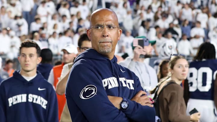 Penn State coach James Franklin was fired on Sunday after three straight losses this season. Penn State coach James Franklin was fired on Sunday after three straight losses this season.