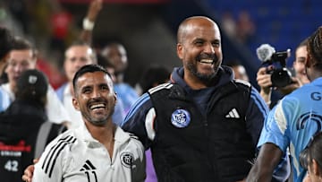 Maxi Moralez and Pascal Jansen of NYCFC