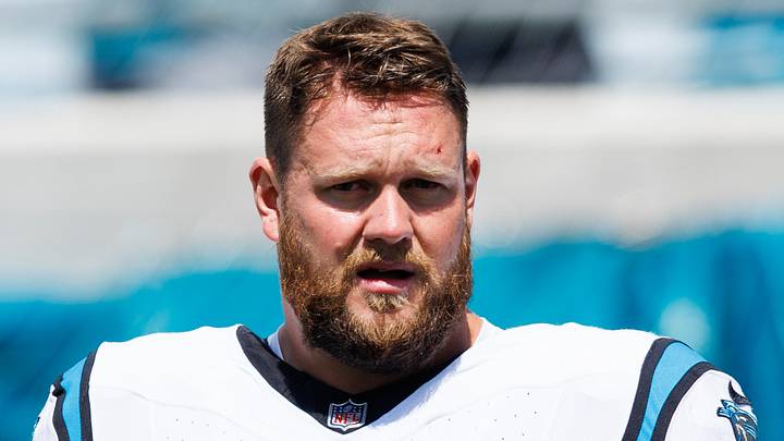 Offensive lineman Brady Christensen (Morgan Tencza-Imagn Images)