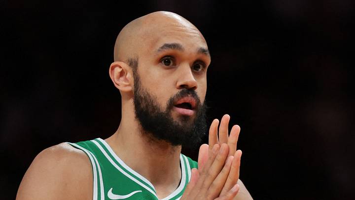 Boston Celtics guard Derrick White (9).