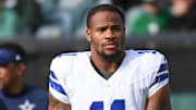 Dec 29, 2024; Philadelphia, Pennsylvania, USA; Dallas Cowboys linebacker Micah Parsons (11) against the Philadelphia Eagles at Lincoln Financial Field. Mandatory Credit: Eric Hartline-Imagn Images
