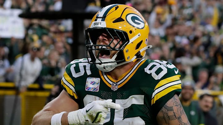 Packers TE Tucker Kraft has a plus matchup against the Pittsburgh Steelers in Week 8.