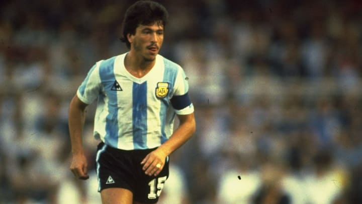 Argentina Captain Daniel Passarella