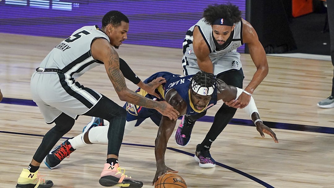 San Antonio Spurs Dejounte Murray Derrick White San Antonio Spurs Dejounte Murray Derrick White