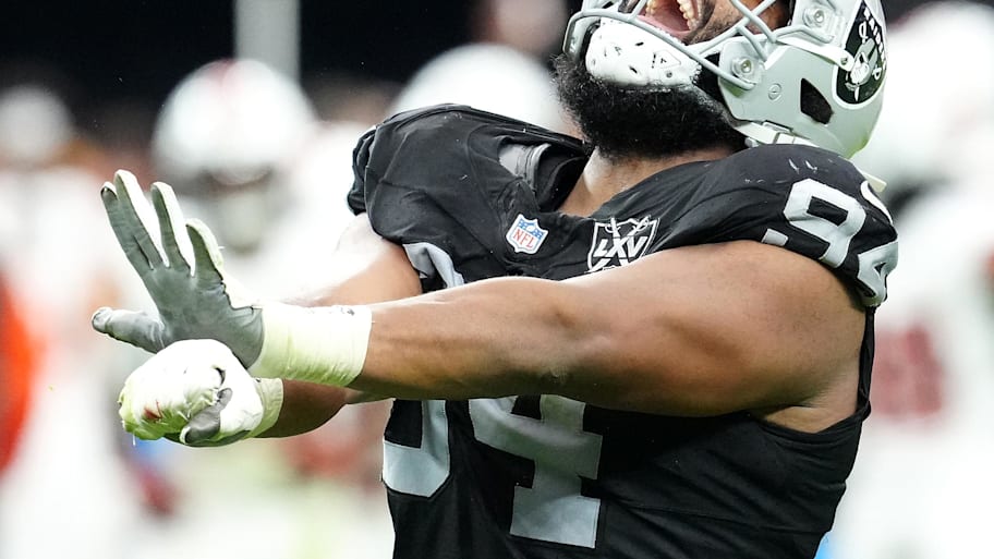 Las Vegas Raiders defensive tackle Christian Wilkins