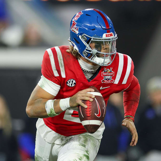 New York Giants quarterback Jaxson Dart