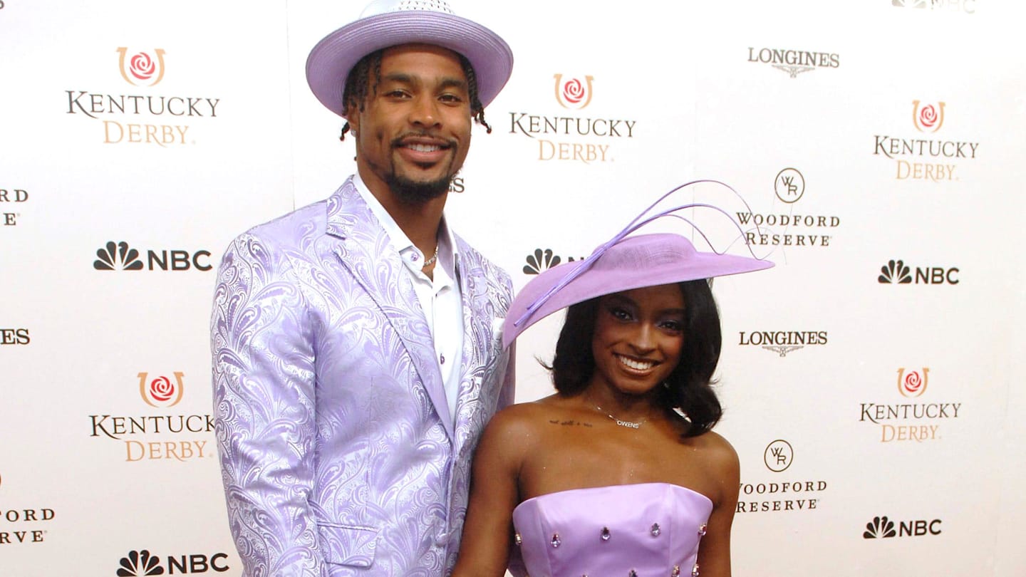 Simone Biles delivers 'Riders Up' call at the 2025 Kentucky Derby