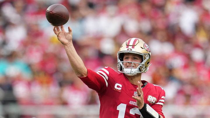 San Francisco 49ers quarterback Brock Purdy (13)