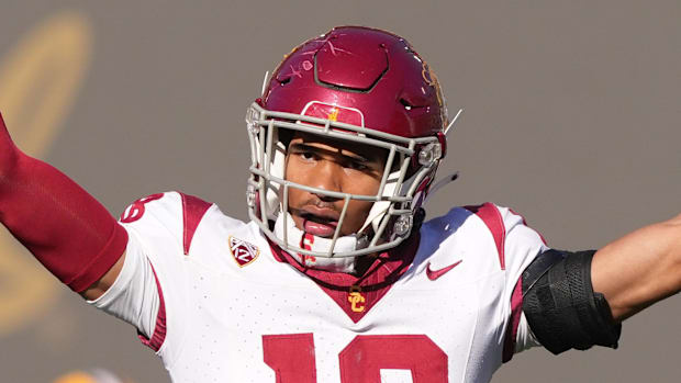 USC Trojans Lincoln Riley Jayden Maiava Sherrone Moore Michigan Wolverines Eric Gentry College Football Waymond Jordan Big 10