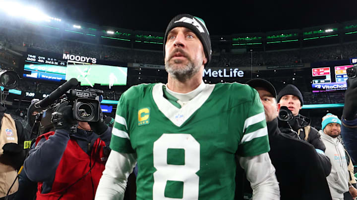 Aaron Rodgers's time with the Jets is over. Aaron Rodgers's time with the Jets is over.