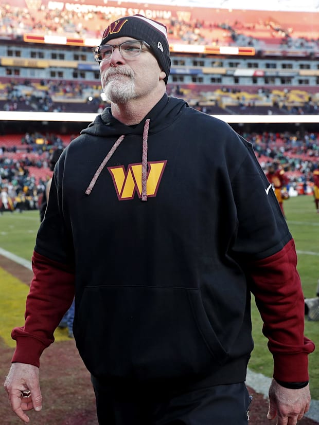 Washington Commanders head coach Dan Quinn