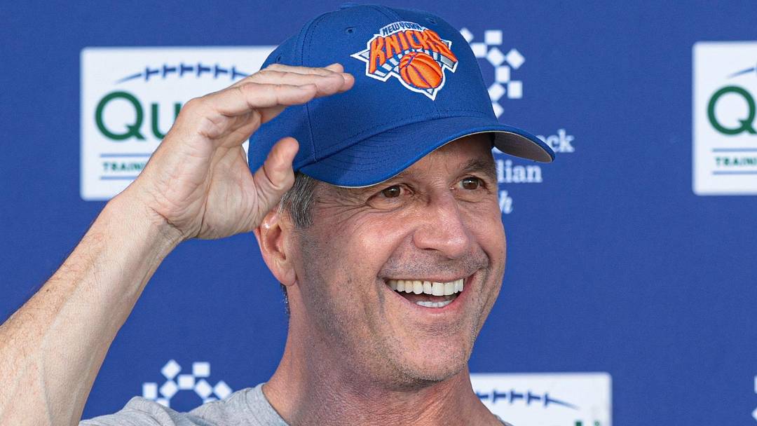 New York Giants head coach John Harbaugh