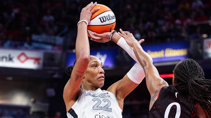 Aces star A'ja Wilson now has 1,000 career playoff points.