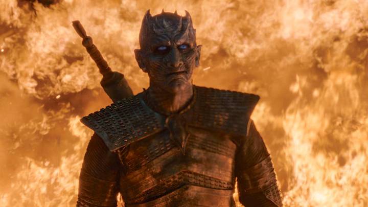 Vladimir Furdik (Night King) in Game of Thrones season 8 Episode 3, "The Long Night"