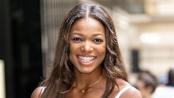 Gabby Thomas arriving at the Carolina Herrera fashion show during New York Fashion Week